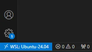 VSCode WSL2 Connected